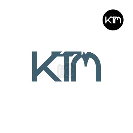 KTM Logo Letter Monogram Design