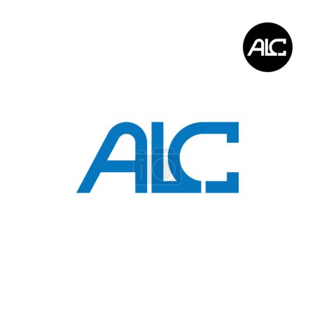 ALC Logo Letter Monogram Design Initials