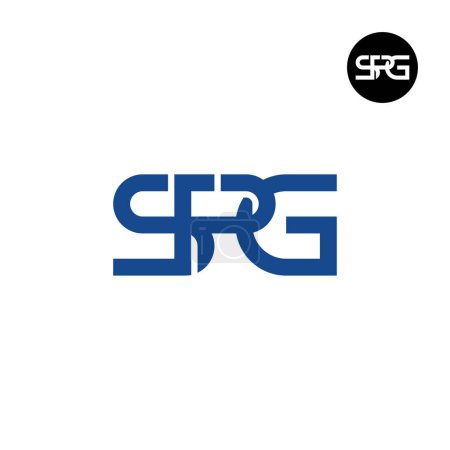 Diseño de monograma de letra de logotipo SPG