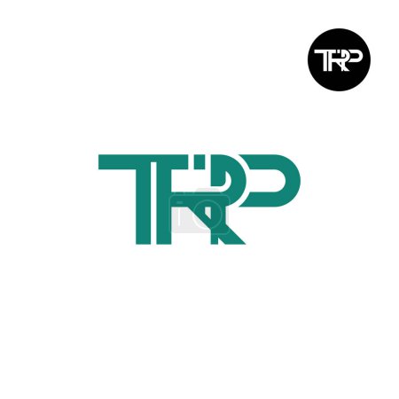 Lettre de logo TRP Conception de monogramme