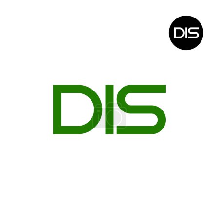 DIS Logo Letter Monogram Design