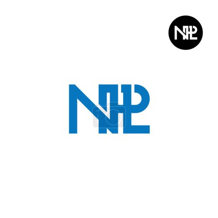 Lettre de logo NPL Conception de monogramme