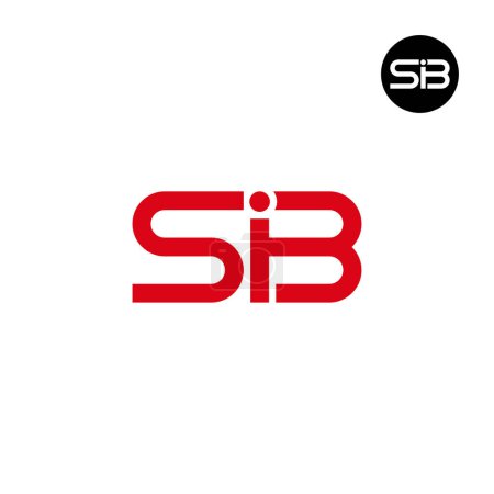 SIB Logo Lettre Monogramme Design