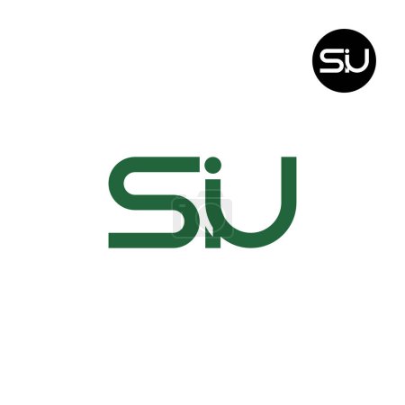 SIU Logo Letter Monogram Design