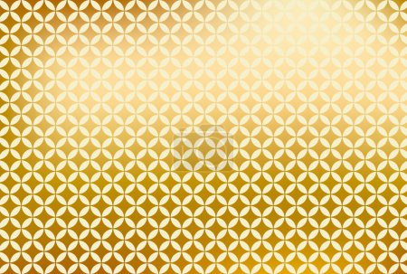 Ilustración de Japanese traditional pattern Shippo pattern background - Imagen libre de derechos