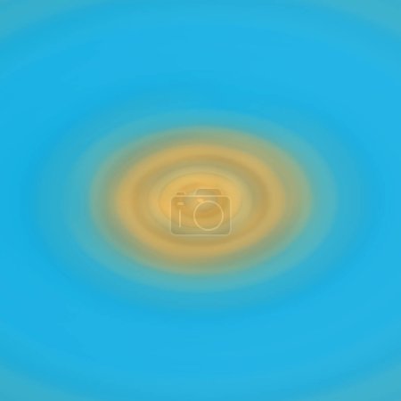 Foto de Fondo azul y amarillo abstracto con efecto de desenfoque del círculo - Imagen libre de derechos