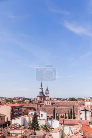 Photo for Spanish building historic architecture. UNESCO Cervantes old medieval famous cityscape. - Royalty Free Image