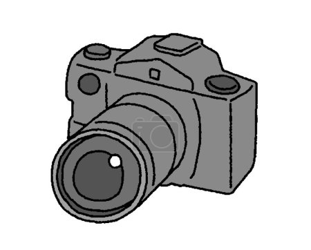 Téléchargez les illustrations : Simple Touch SLR Camera Illustration - en licence libre de droit