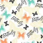 Butterfly Whispers Lace and Flutter Vector Seamless Pattern can be use for background and apparel design