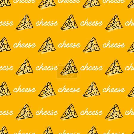 Triangular Cheese Tales Abstract Golden Wedges can be use for background and apparel design