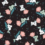 Koala Nighttime Adventure Umbrella Vector Pattern can be use for background and apparel design