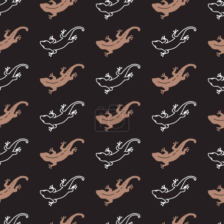 Échelles et lignes vectorielles Lizard Lair Pattern peut être utilisé pour la conception de fond et de vêtements