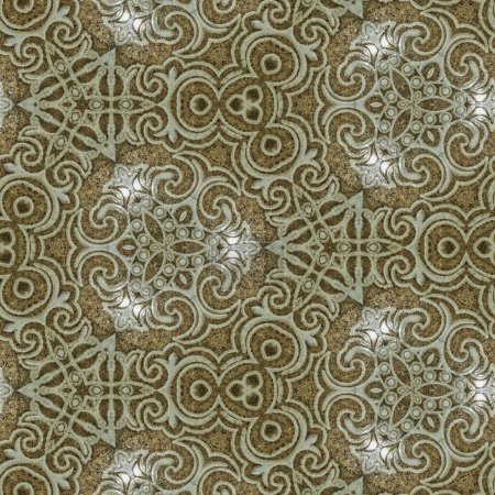 Majestic tiles design with mixed Spanish, Italian, Portuguese, Mexican, arabesque motifs. Innovation of Modern porcelain and ceramic flooring pattern design for unique interior and exterior decoration