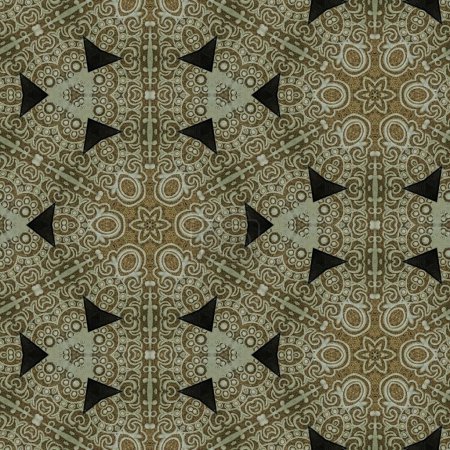 Photo for Majestic tiles design with mixed Spanish, Italian, Portuguese, Mexican, arabesque motifs. Innovation of Modern porcelain and ceramic flooring pattern design for unique interior and exterior decoration - Royalty Free Image