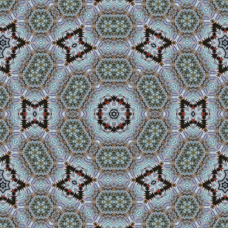 Foto de Patrón para el diseño de fondo. Moda turca para baldosas y alfombras. Textura de alfombras étnicas árabes. Raya geométrica ornamento foto de portada. Diseño de patrón repetido para impresión textil marroquí - Imagen libre de derechos