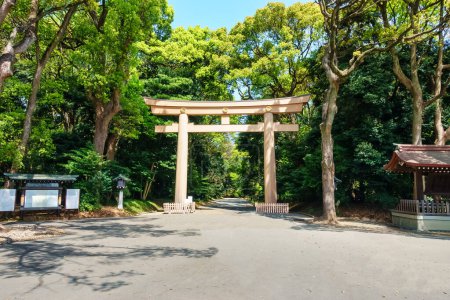 Tor zum Yoyogi Park in Tokio, Japan