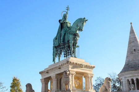 Photo for Statue of Saint Stephen I, Budapest, Hungary - Royalty Free Image