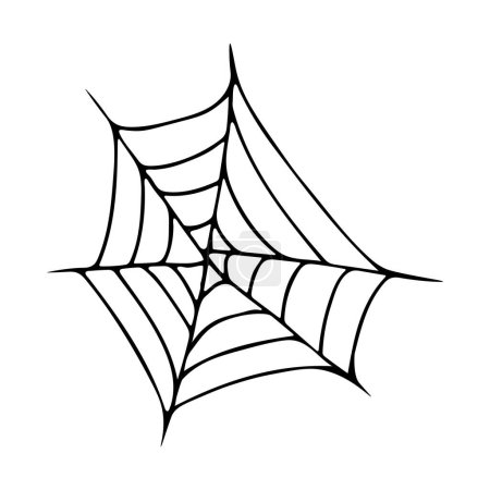 Illustration for Black web on white background Vector illustration. - Royalty Free Image