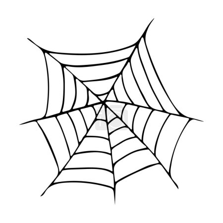 Illustration for Black web on white background Vector illustration. - Royalty Free Image