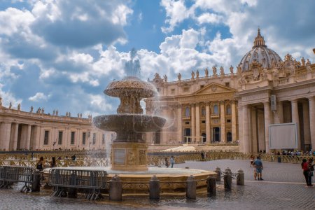 Photo for View of St. Peter's Basilica in the Vatican - Royalty Free Image
