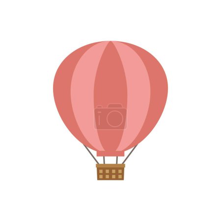 Téléchargez les illustrations : Illustration d'un simple ballon rose - en licence libre de droit