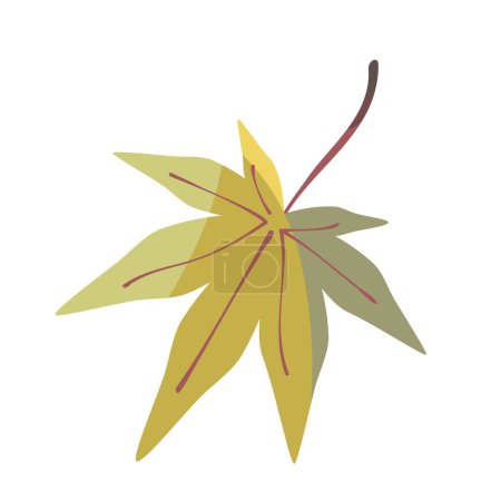 Ilustración de Ilustración de hojas de arce verde - Imagen libre de derechos