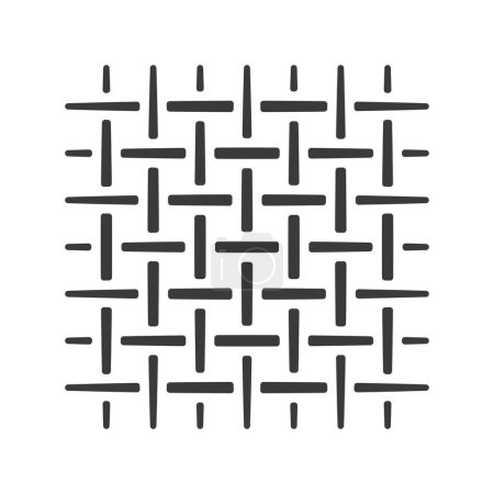Photo for Wire mesh line icon isolated on white background.Vector illustration. - Royalty Free Image