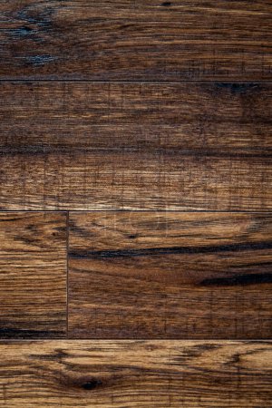 Foto de Textura de madera utilizada como fondo capturado directamente encima de la vista - Imagen libre de derechos