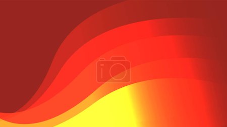 Illustrazione per Sfondo astratto dell'onda di fuoco. Adatto per il vostro web design o presentazione sfondo. - Immagini Royalty Free
