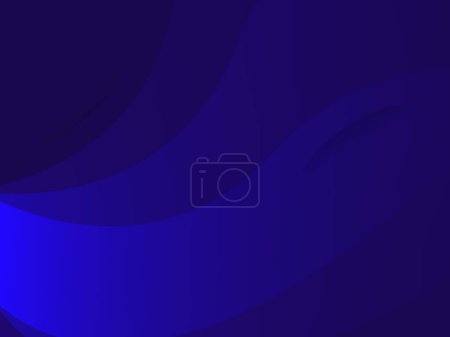 Illustrazione per Abstract Gradient Dark Blue Background. - Immagini Royalty Free