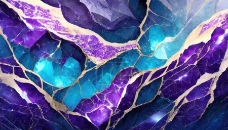 Mysteriöse blaue Höhle: Kristall-inspirierter Marmor
