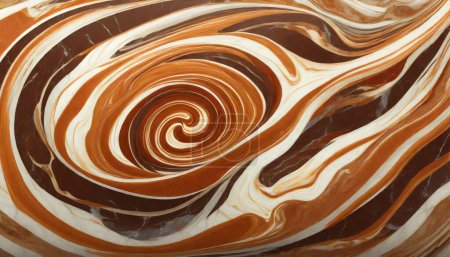 Infusión de especias: Diseño de mármol marrón cálido
