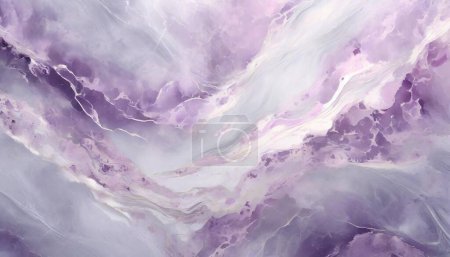 Dreamy Lilac Haze Marble"