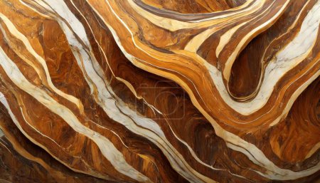Élégance en bois dans la texture de marbre