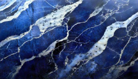 Celestial Enchantment: Deep Indigo Marble Background