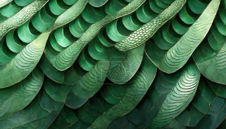 Ilustración de Escalas de dragón esmeralda: Textura mítica de mármol - Imagen libre de derechos