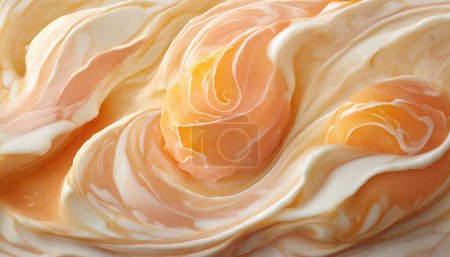 Süße Zitrus-Eleganz: Peachy Marmor Bliss