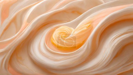 Creamsicle Dream: Whimsical Marble Patterns