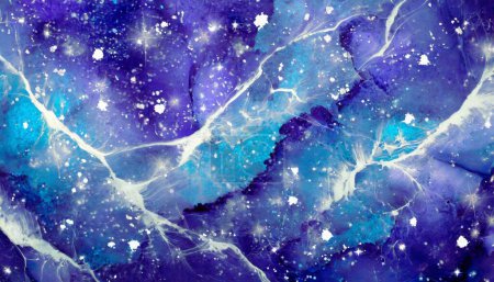 Celestial Marvel: Enchanting Stardust Marble