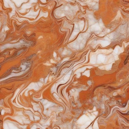 Natural and Cozy: Marble Texture with Hints of Terracotta