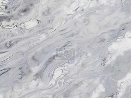 Illustration for Icy Whispers: Marble Texture Inspired by Arctic Hues - Royalty Free Image