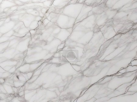 Illustration for Pure Serenity: Delicate White Marble Background - Royalty Free Image