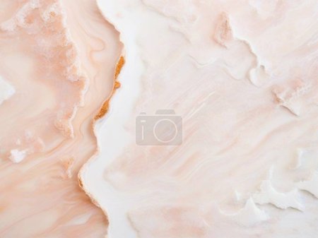 Pure Himalayan Harmony: White Marble Texture in Salt Crystal Hues