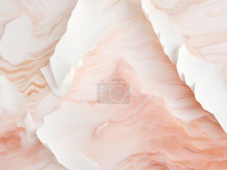 Crystalline Serenity: Organic White Marble reminiscent of Himalayan Salt