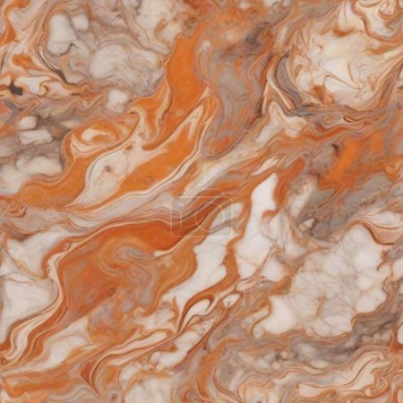 Organic Terracotta Tones in Marble Texture: Natural Vibes