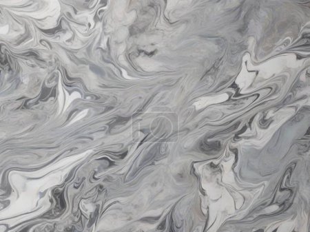 Cool and Modern: Icy Silver Marble Texture with Sophistication