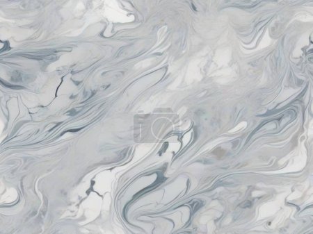 Frozen Lake Elegance: Crisp White Marble Background