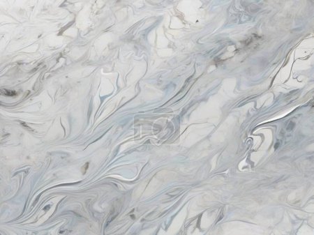 Tranquil Frost: Marble Inspired by a Frozen Lake