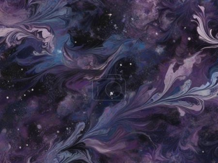 Ilustración de Encantadoras venas celestes: textura de mármol azul profundo - Imagen libre de derechos