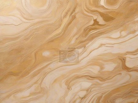 Opulence biologique : motifs en marbre beige et or